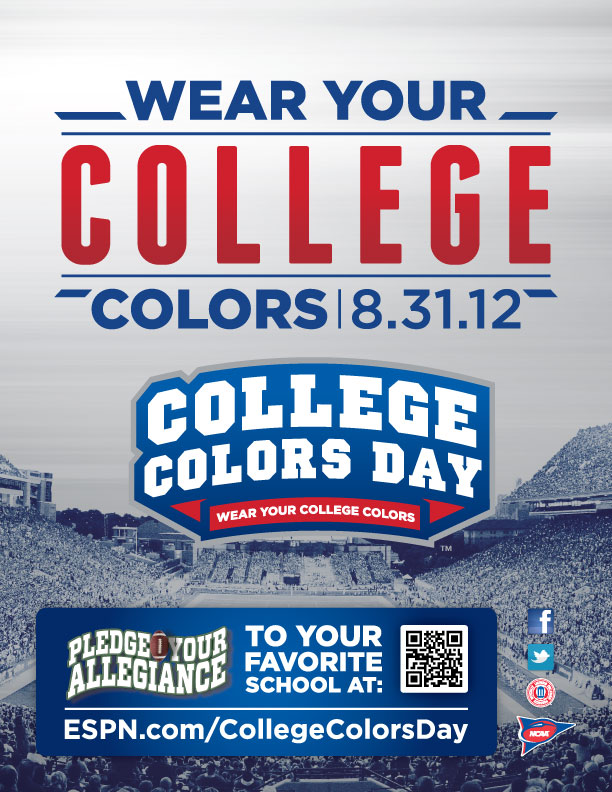 Wear Your Colors/ESPN CCD Day logo